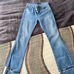 Veronica Beard Light Blue Flare Jeans